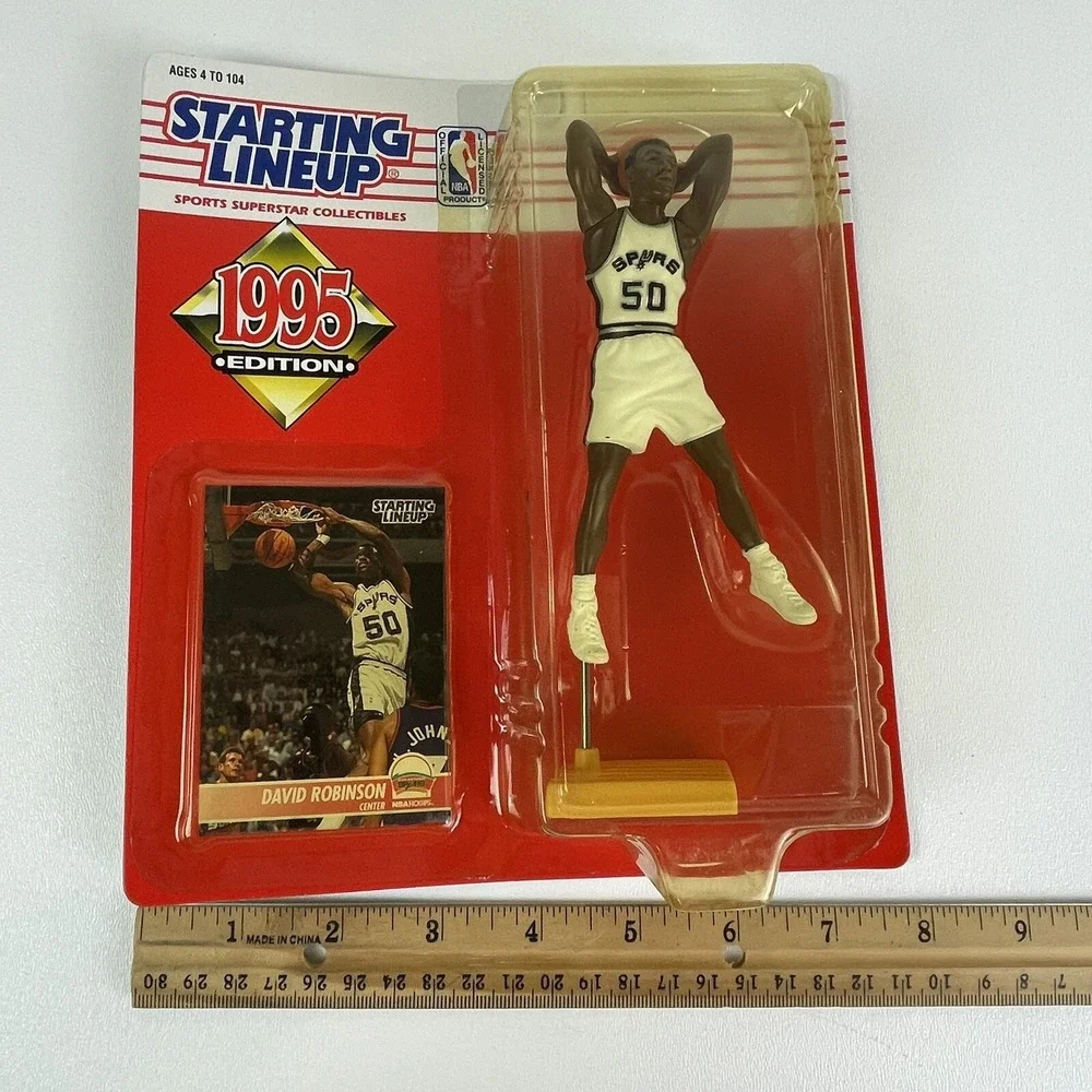 Starting Lineup 1995 David Robinson San Antonio Spurs Figure Hall Of Fame 50